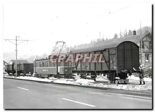 Cartes postales moderne Transport sur bogies porteurs a Matzingen