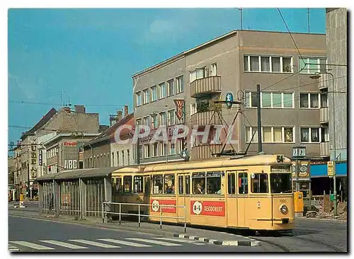 Moderne Karte Triebwagen 7000Ted 52 und Belwagen 2000 BED 52 in Spandau