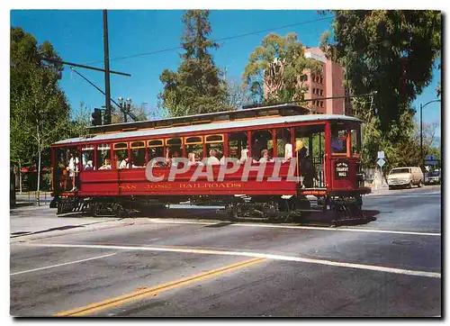 Cartes postales moderne San Jose Railroads 124 Southbound on N Second St in downtown San Jose California