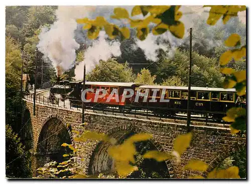Cartes postales moderne Locomotive G 2x2 2 105 Blonay Chamby