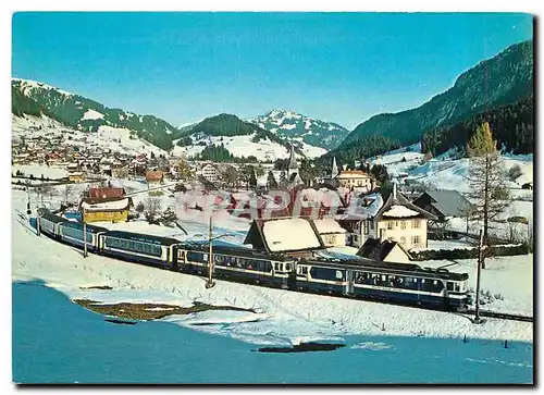 Cartes postales moderne Tram Rougemont