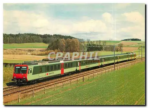 Moderne Karte Pendelzug Munsingen RBDe 4 4 2101