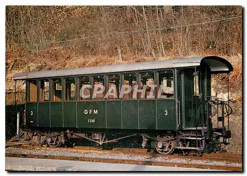 Moderne Karte Tram C 230 Blonay Chamby