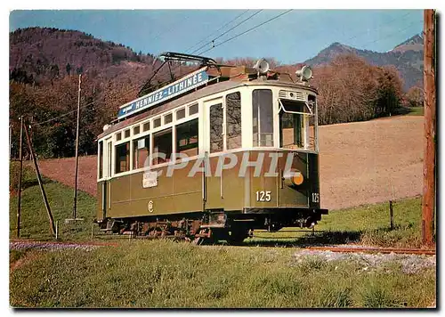 Moderne Karte Tram Ce 2 2 125 Blonay Chamby