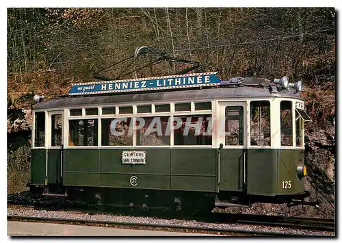 Cartes postales moderne Tram Ce 1 1 125 Blonay Chamby