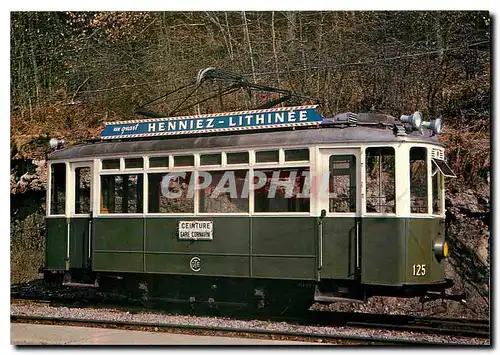 Moderne Karte Tram Ce 1 1 125 Blonay Chamby