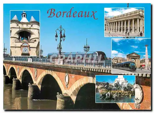 Cartes postales moderne Bordeaux Gironde Le grant theatre La place de la Victoire