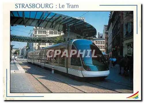 Moderne Karte Strasbourg Le Tram