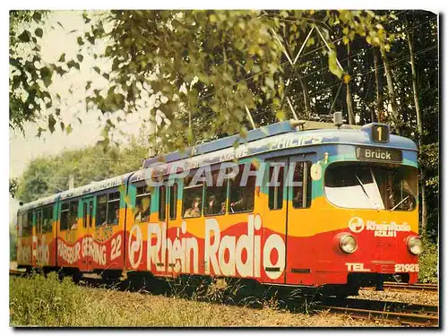 Cartes postales moderne Kolns bunte Bahnen Wagen 3034 Rhein Radio