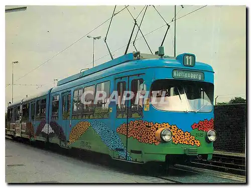 Cartes postales moderne Kolns bunte Bahnen 1983 Wagen 3125 Dinger's Garten Center