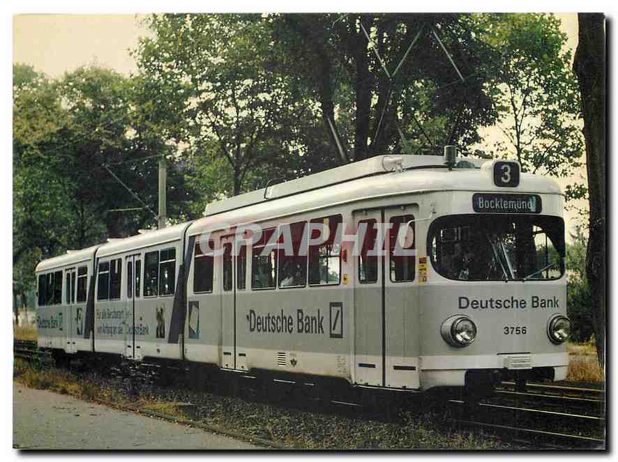 Moderne Karte Kolns bunte Bahnen 1983 Wagen 3756 Deutsche ...