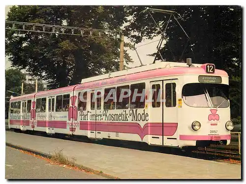 Moderne Karte Kolns bunte Bahnen 1983 Wagen 3857 Parfumerie Mallach