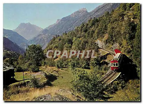 Cartes postales moderne A Finhaut Vallee du Trient au fond les Aiguilles Rouges et les Perrons