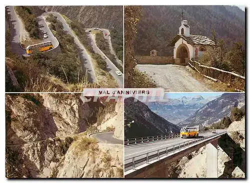 Cartes postales moderne Route du Val d'Anniviers