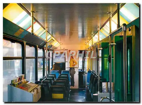 Moderne Karte Gesundheits Tram Unterwegs in Zurich