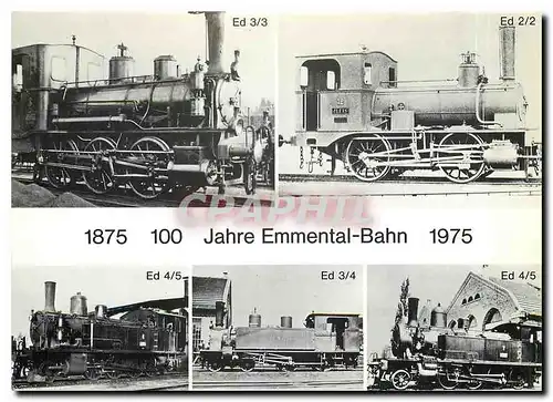 Cartes postales moderne Emmental Bahn Ed 3 3 Ed 2 2 Ed 4 5 Ed 3 4 Ed 4 5