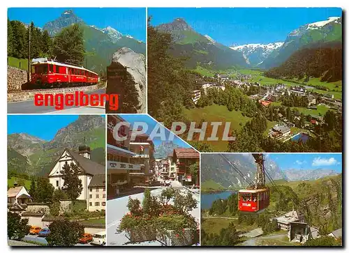 Cartes postales moderne Zentralschweiz Sommer und Winterkurort Engelberg