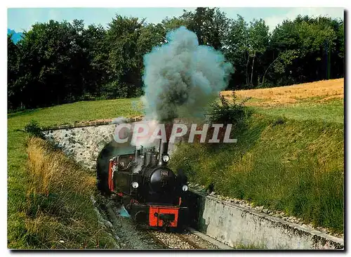 Moderne Karte Locomotive G 2x2 105 Blonay Chamby