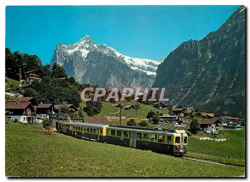 Cartes postales moderne Grindelwald Wetterhorn Berner Oberland Bahn