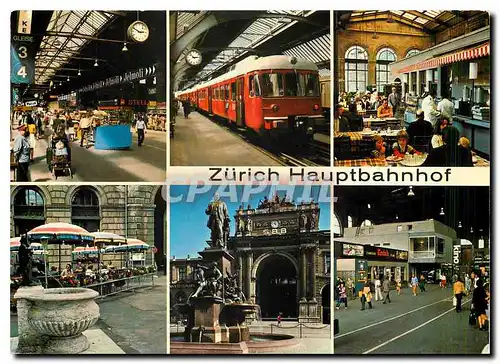 Moderne Karte Zurich Hauptbahnhof