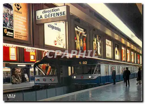 Cartes postales moderne Paris Reseau Express Regional Station Ch De Gaulle Etoile