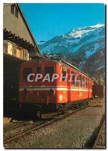 Moderne Karte Tram CP 75 ABDe 4 4 Aigle Sepey Diablerets