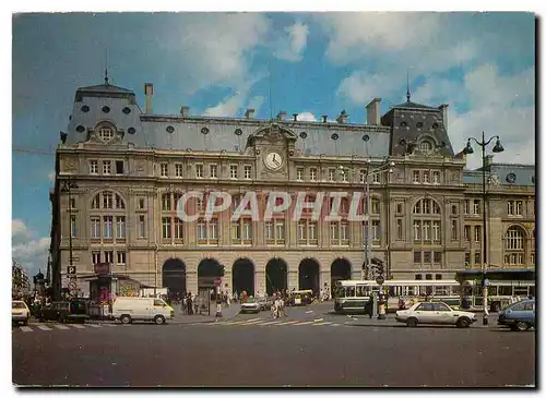 Moderne Karte Paris La gare Saint Lazare