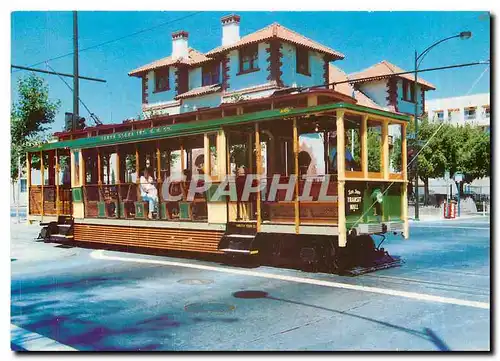 Cartes postales moderne San Jose Historic Trolleys Car 1 St James at Second St