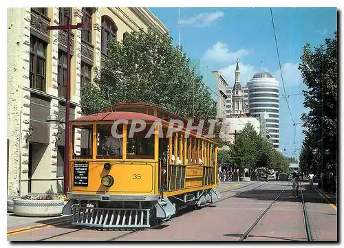 Cartes postales moderne Historic Trolleys in Sacramento PGE 35 return to its hometown for a week of vintage trolley serv