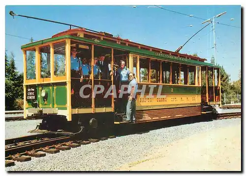 Cartes postales moderne San Jose Historic Trolleys County Transit Fare Inspectors Operating Crew and Transit Supervisor