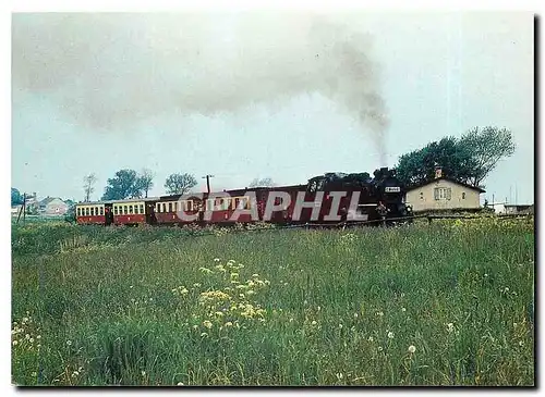 Moderne Karte Locomotive 99 2322 B am ehemaligen Haltepunk Fulgen Locomotive 99 321 99 323