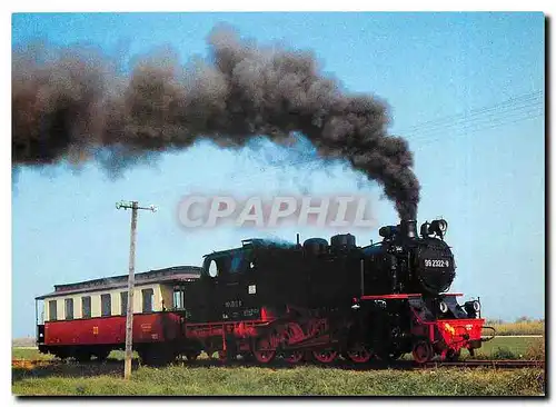 Cartes postales moderne Locomotive 99 2322 8 am Haltepunkt Heiligendamm Steilkuste Locomotive 99 321 99 323