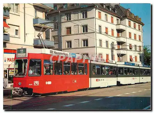 Cartes postales moderne Tram VBZ Be 4 6 Nr 2028 2305 SBB Intercity Zuges