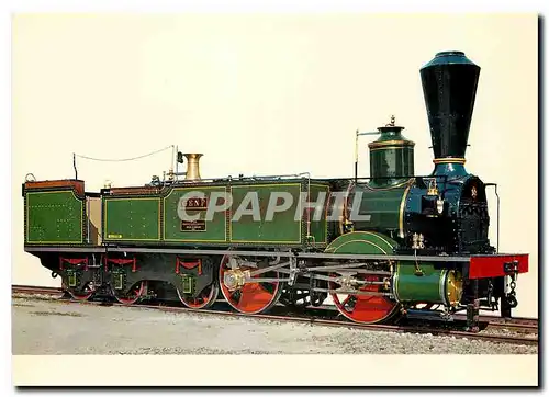 Cartes postales moderne Verkehrshaus der Schweiz Luzern Locomotive Genf of the former Swiss Central Railway