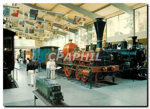 Cartes postales moderne Verkehrshaus der Schweiz Luzern Exposition transports ferroviaires