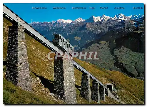 Cartes postales moderne Niesenbahn im Berner Oberland