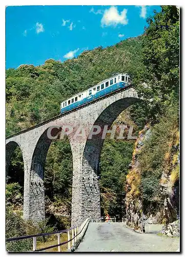 Moderne Karte Centovalli Ferrovia Locarno Domodossola