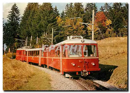 Cartes postales moderne Tram Bt 41 B 51 Locomotive 4 4 31 entre Villars et Bretaye