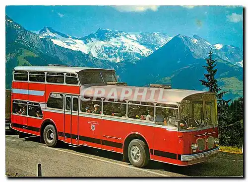 Moderne Karte Automobilverkehr Frutigen Adelboden Steghorn Wildstrubel Fitzer