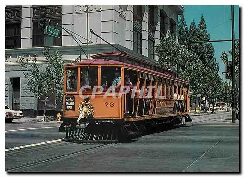 Cartes postales moderne San Jose Historic Trolleys Car 73 California