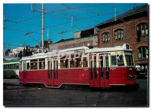Cartes postales moderne Historic trolleys of San Francisco Hamburg West Germany tram 3557