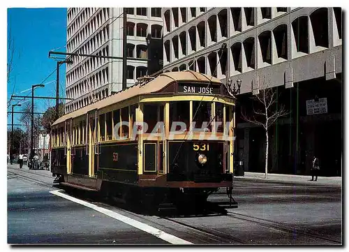 Moderne Karte San Jose Historic Trolleys Melbourne Austraila tram 531