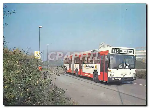 Moderne Karte Bus 8435 Typ SG 242 H Dusseldorf Universitat Sud