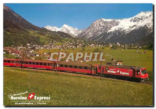 Cartes postales moderne Bernina Express Graubunden Ticino