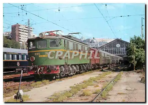 Cartes postales moderne Locomotora electrica serie 7401 24