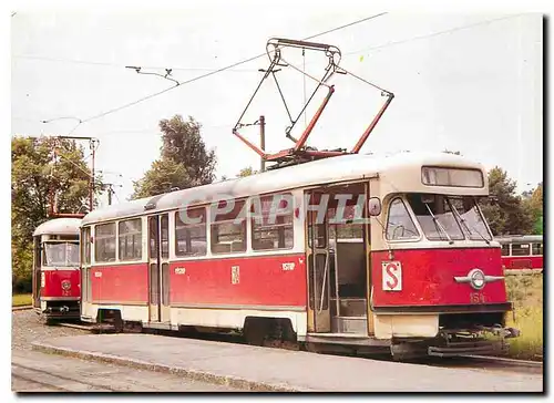 Moderne Karte Tatra Triebwagen Typ T 2 Nr 154