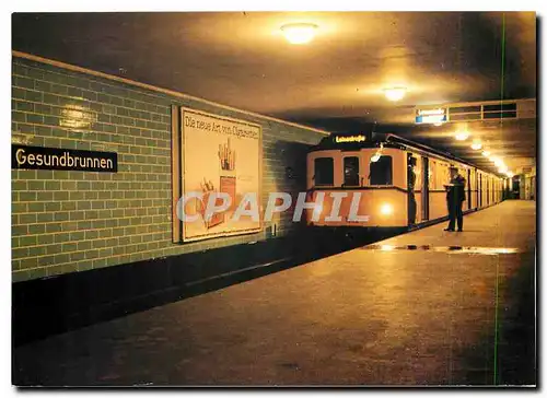 Cartes postales moderne Linie 8 Bahnhof Gesundbrunnen Grossprofilzug Typ C