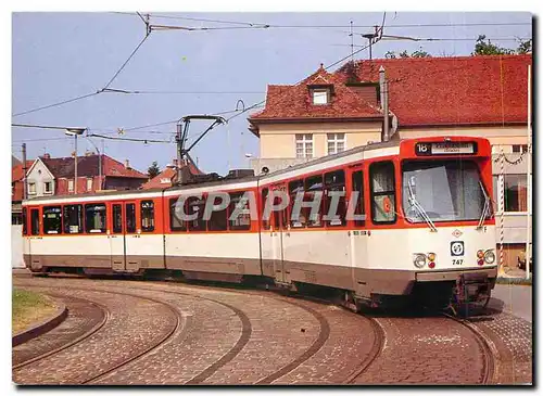 Moderne Karte Normalspuriger Stadtbahnwagen Typ P