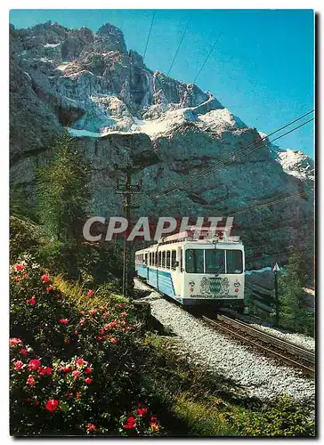 Cartes postales moderne Zugspitze 2964 Nordflanke Zugspitz Zahnradbahn