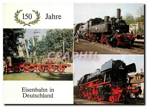 Cartes postales moderne Dampf Steam Vapeur Railway in Germany